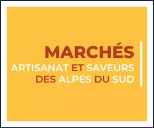 Mardi 14 juillet : marché "Artisanat et saveurs des Alpes du Sud"